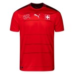 Camisolas de Futebol Suíça Equipamento Principal Euro 2020 Manga Curta